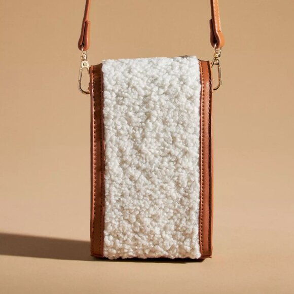 Anthropologie Sherpa Mini Crossbody Bag - Picture 2 of 7
